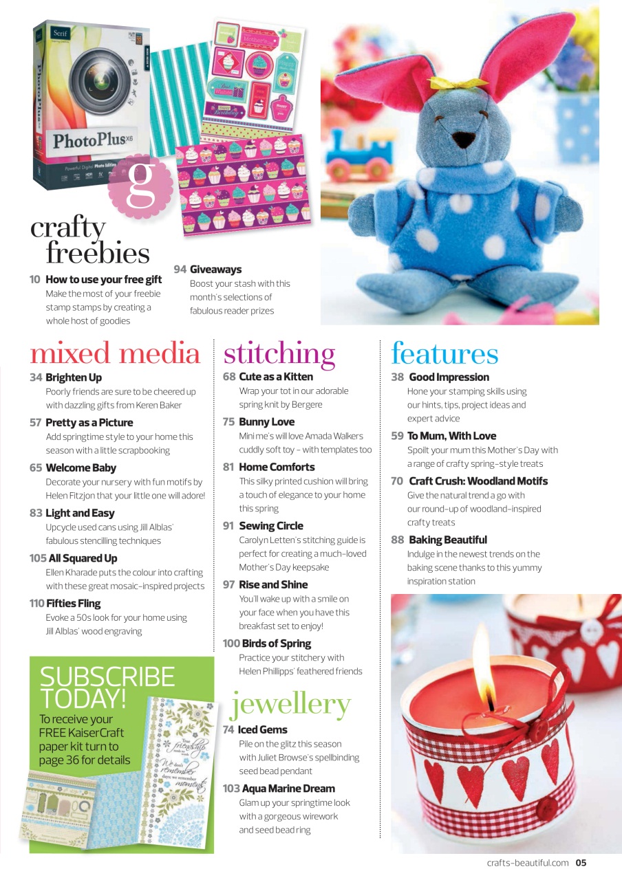 Crafts Beautiful Preview Pages