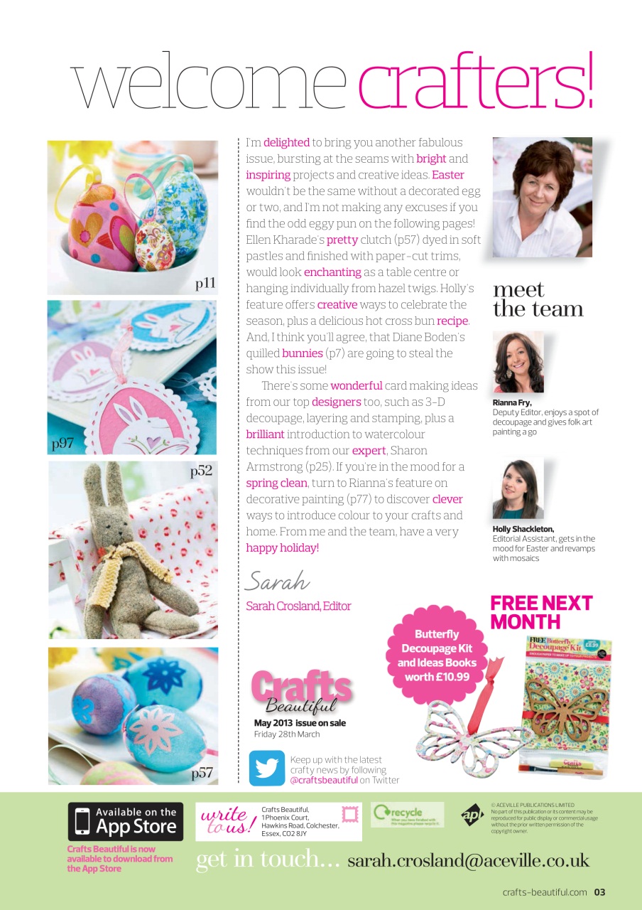 Crafts Beautiful Preview Pages