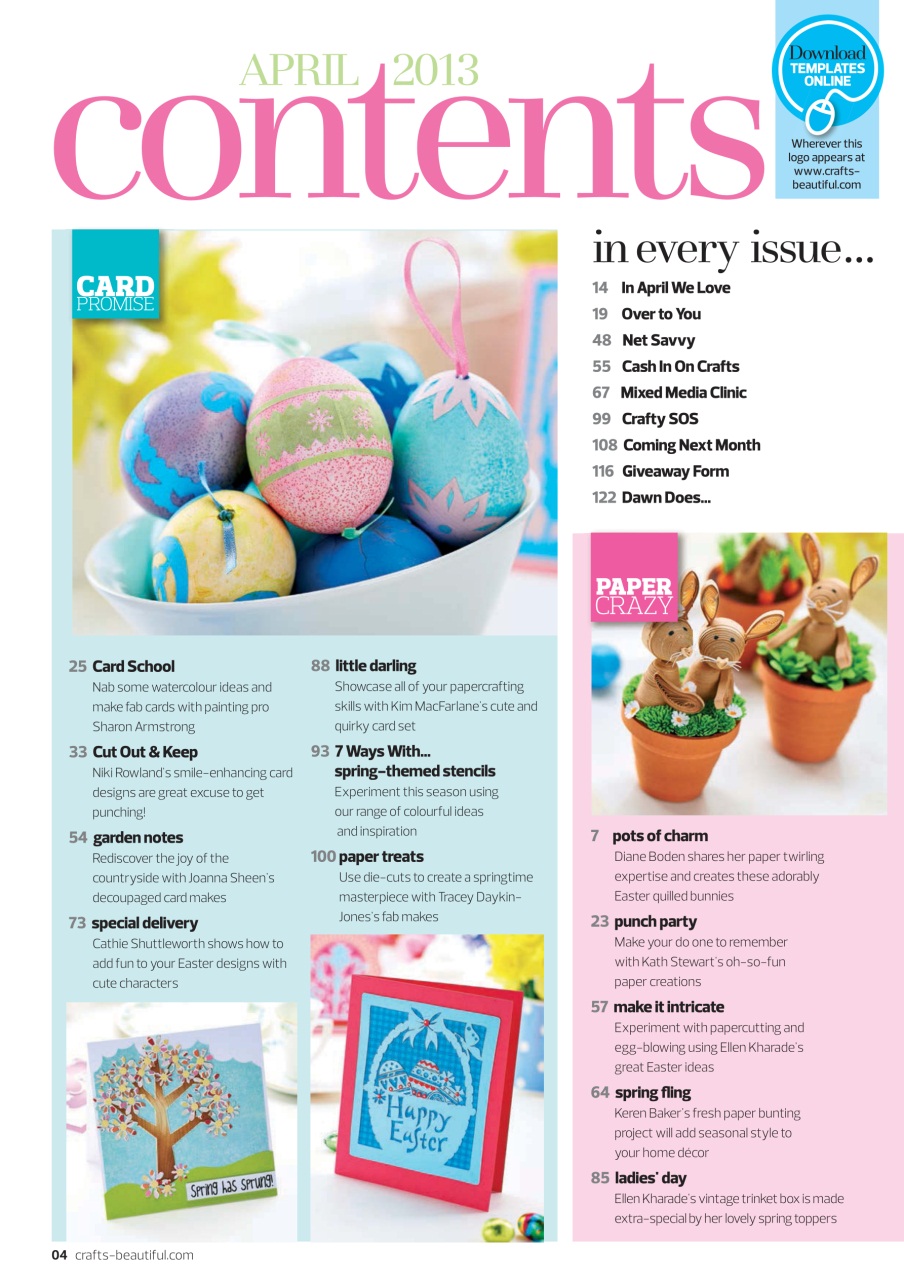 Crafts Beautiful Preview Pages