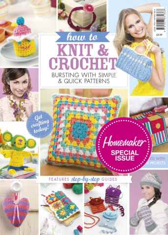 Homemaker issue Knit & Crochet for Beginners