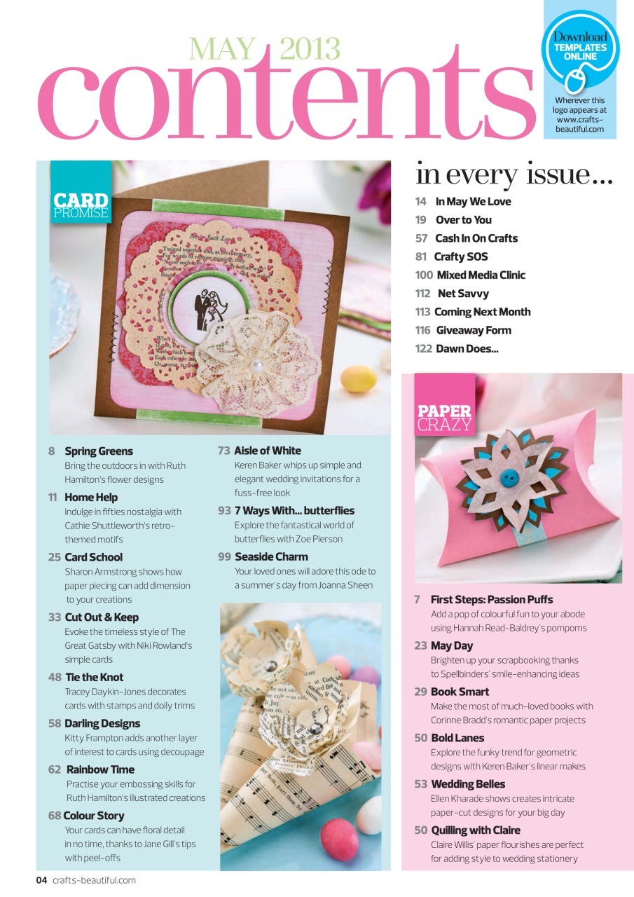Crafts Beautiful Preview Pages