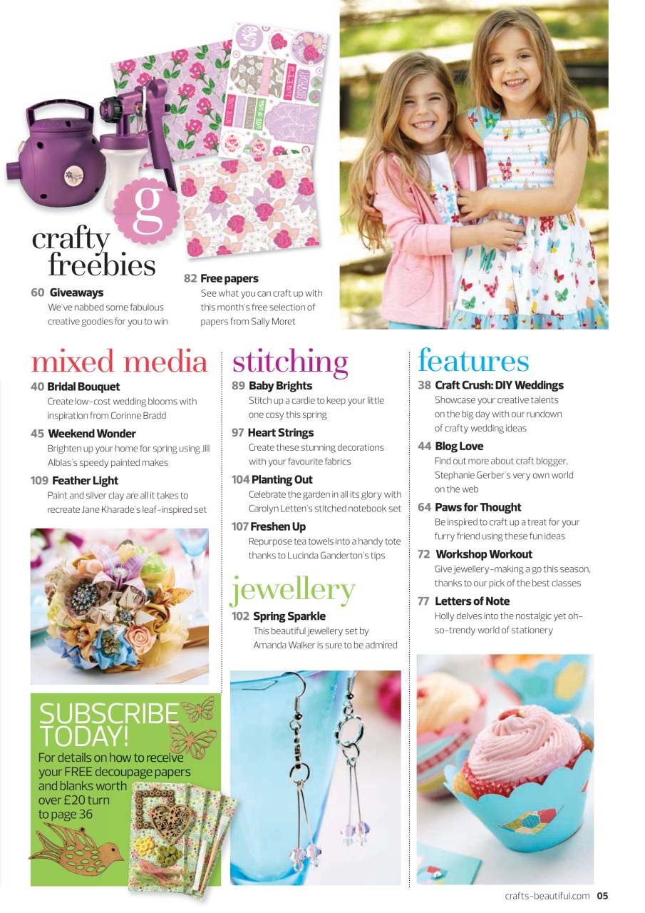 Crafts Beautiful Preview Pages