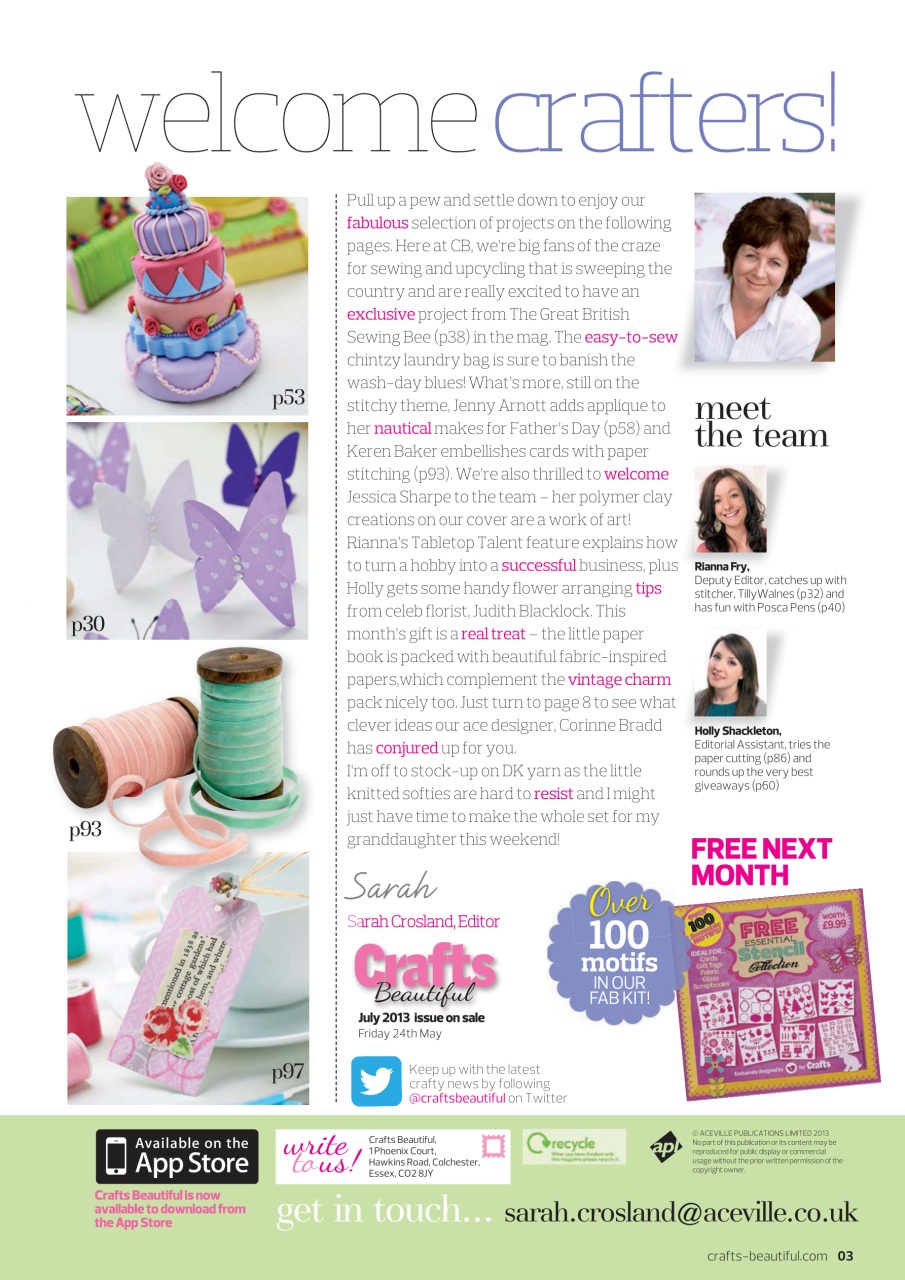 Crafts Beautiful Preview Pages