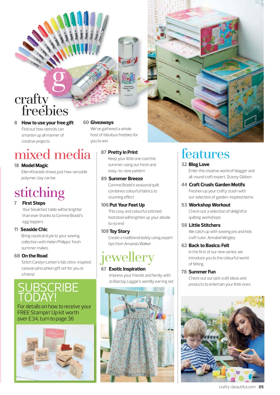 Crafts Beautiful Preview Pages