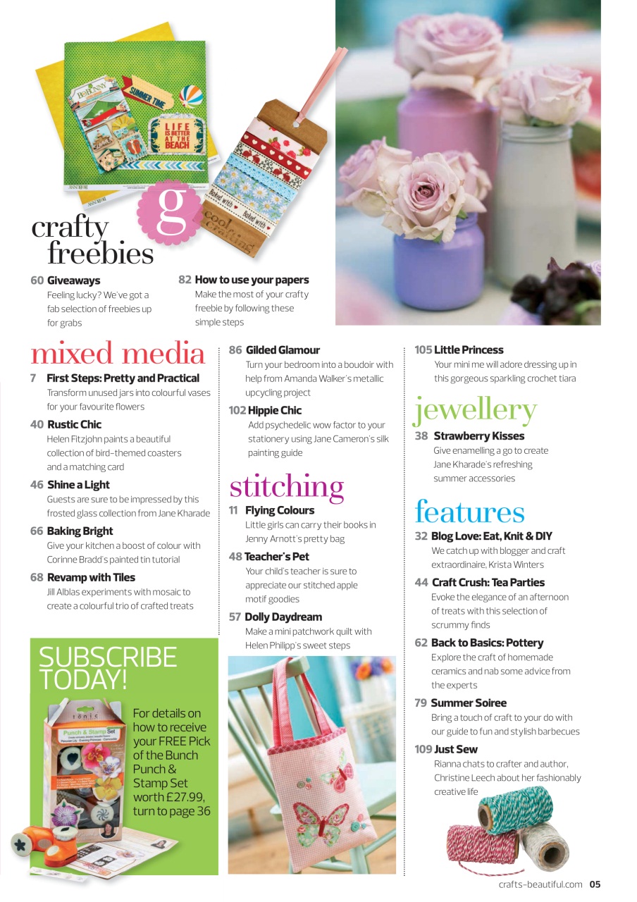 Crafts Beautiful Preview Pages