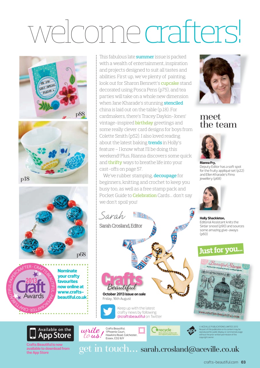 Crafts Beautiful Preview Pages