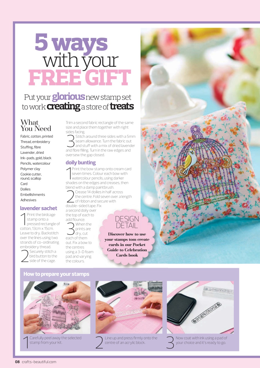 Crafts Beautiful Preview Pages