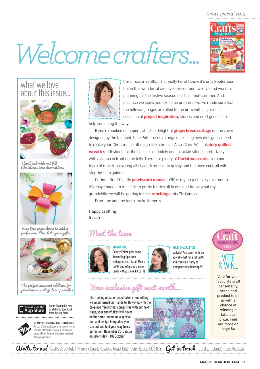 Crafts Beautiful Preview Pages