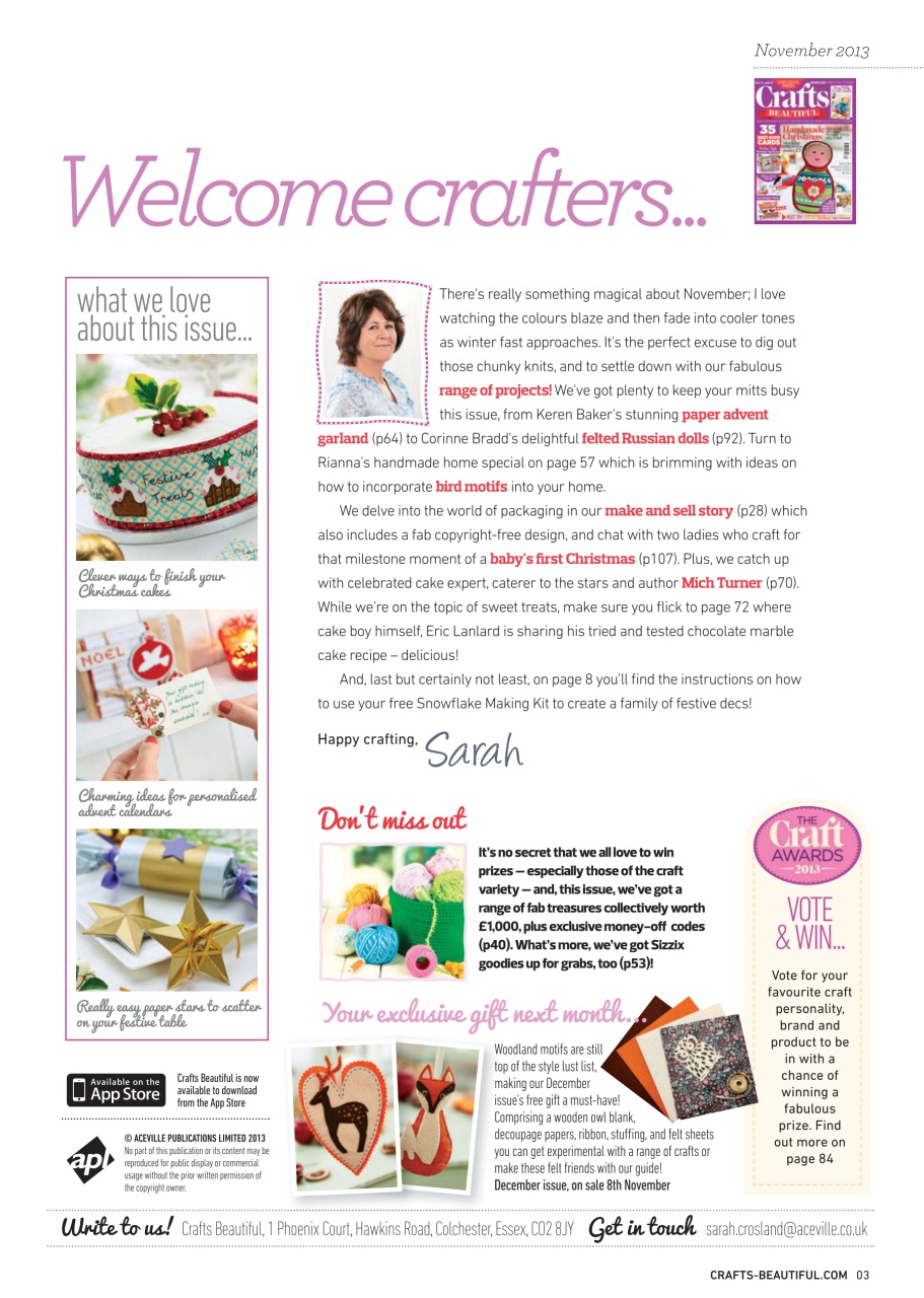Crafts Beautiful Preview Pages