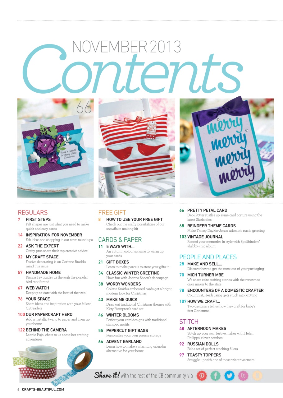 Crafts Beautiful Preview Pages