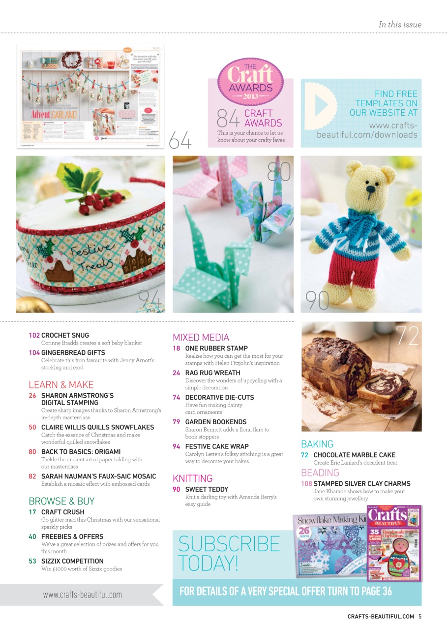 Crafts Beautiful Preview Pages