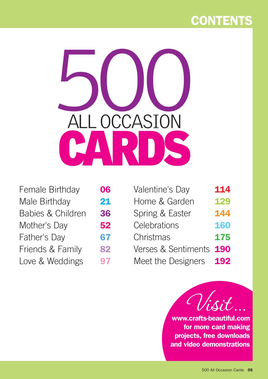 Crafts Beautiful Preview Pages