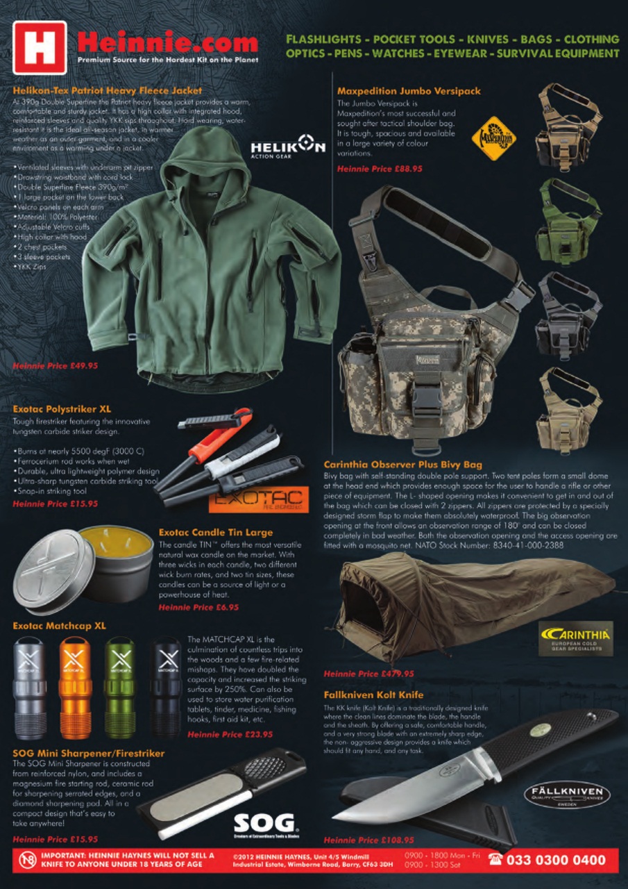 Bushcraft & Survival Skills Magazine Preview Pages