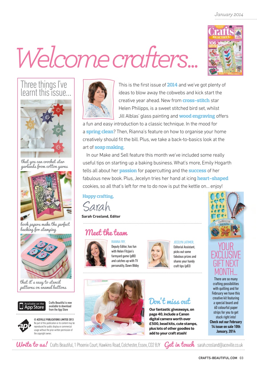 Crafts Beautiful Preview Pages
