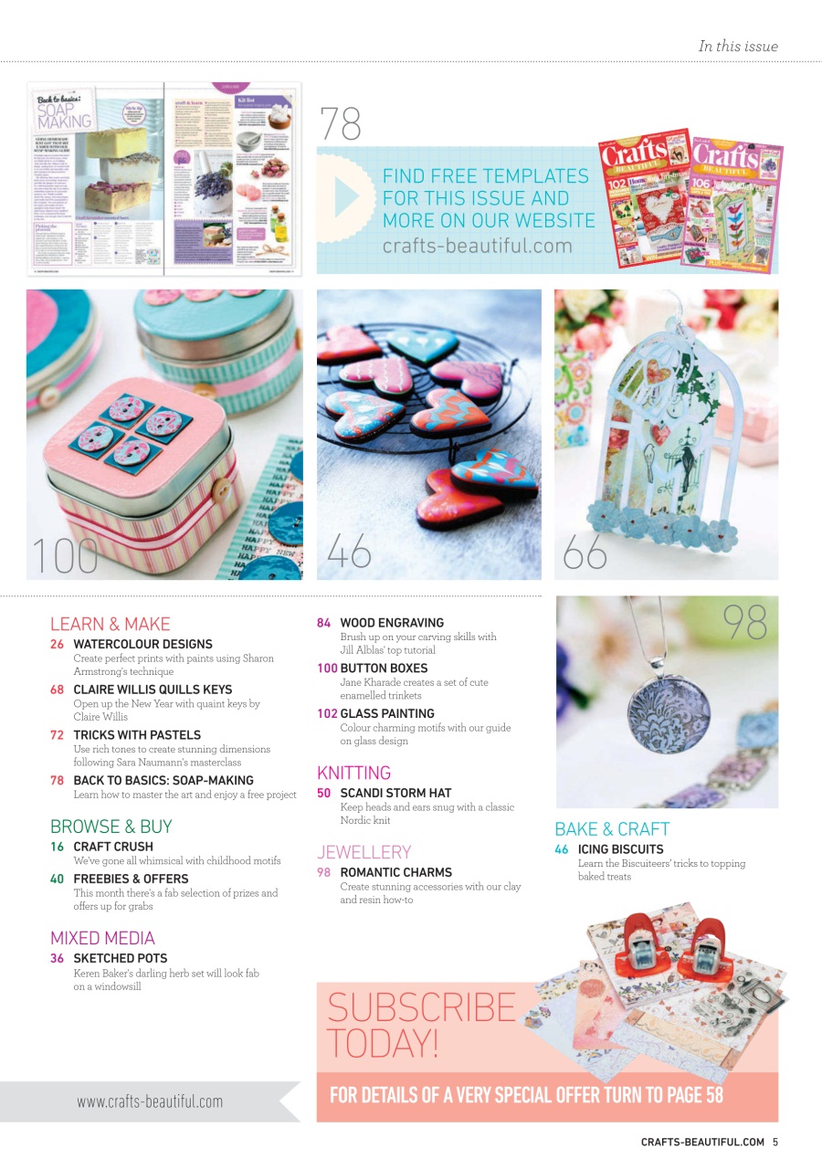 Crafts Beautiful Preview Pages