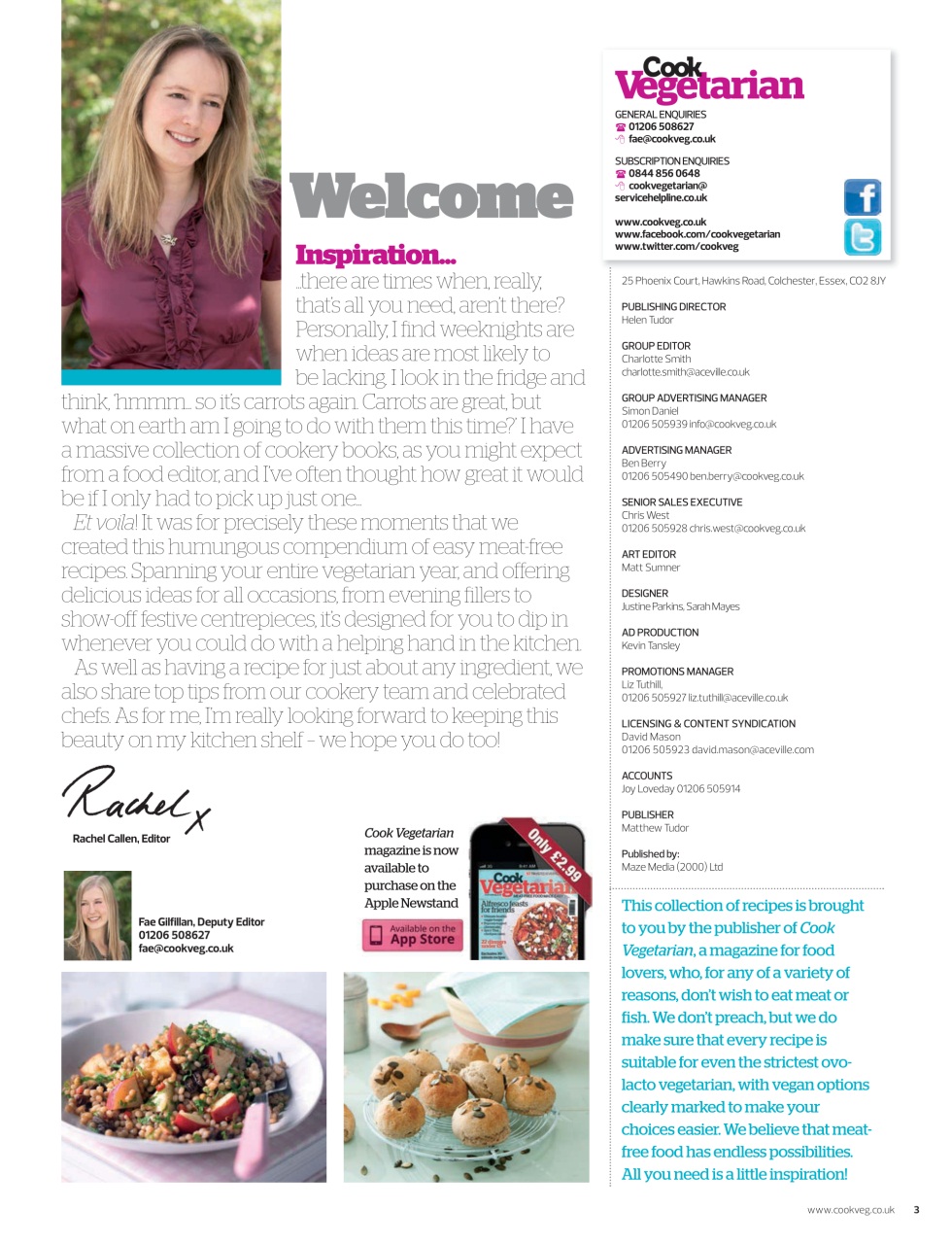 Veggie Magazine Preview Pages