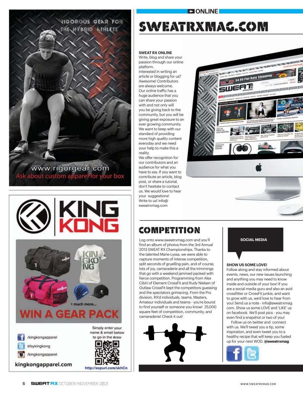 Sweat RX Preview Pages