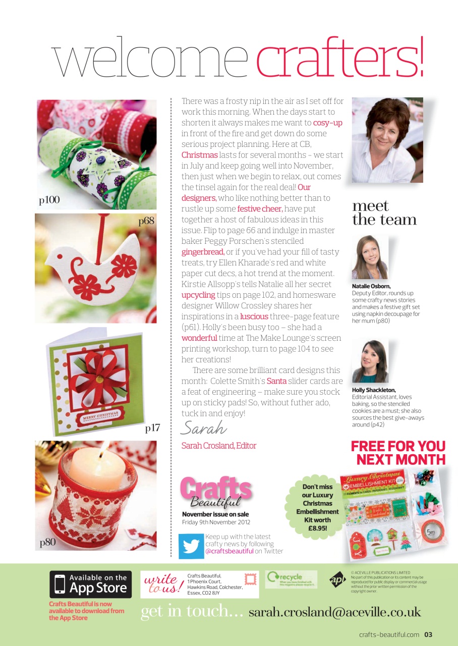 Crafts Beautiful Preview Pages