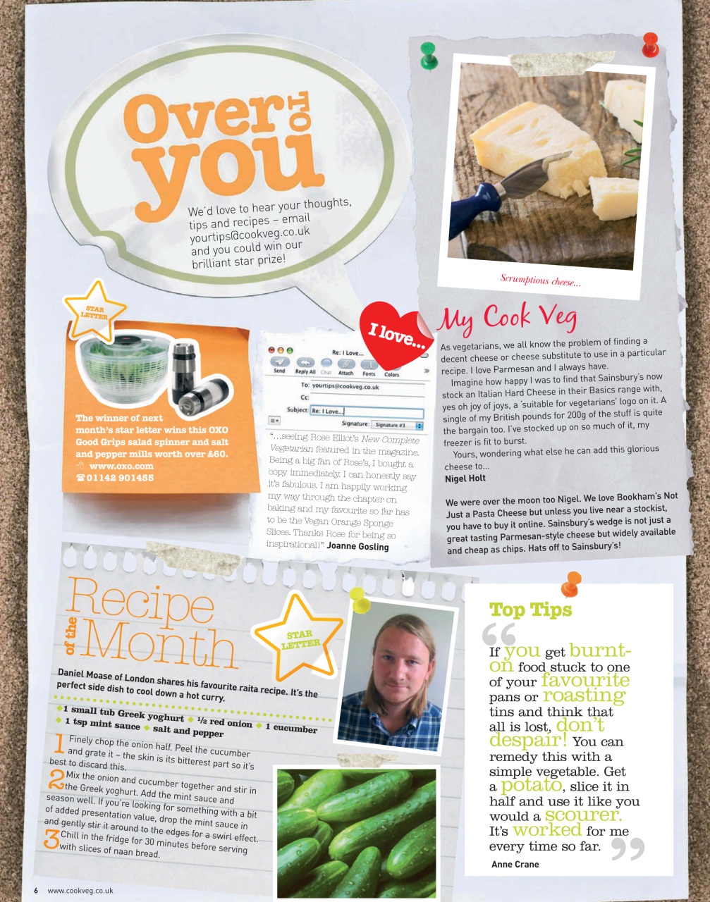 Veggie Magazine Preview Pages