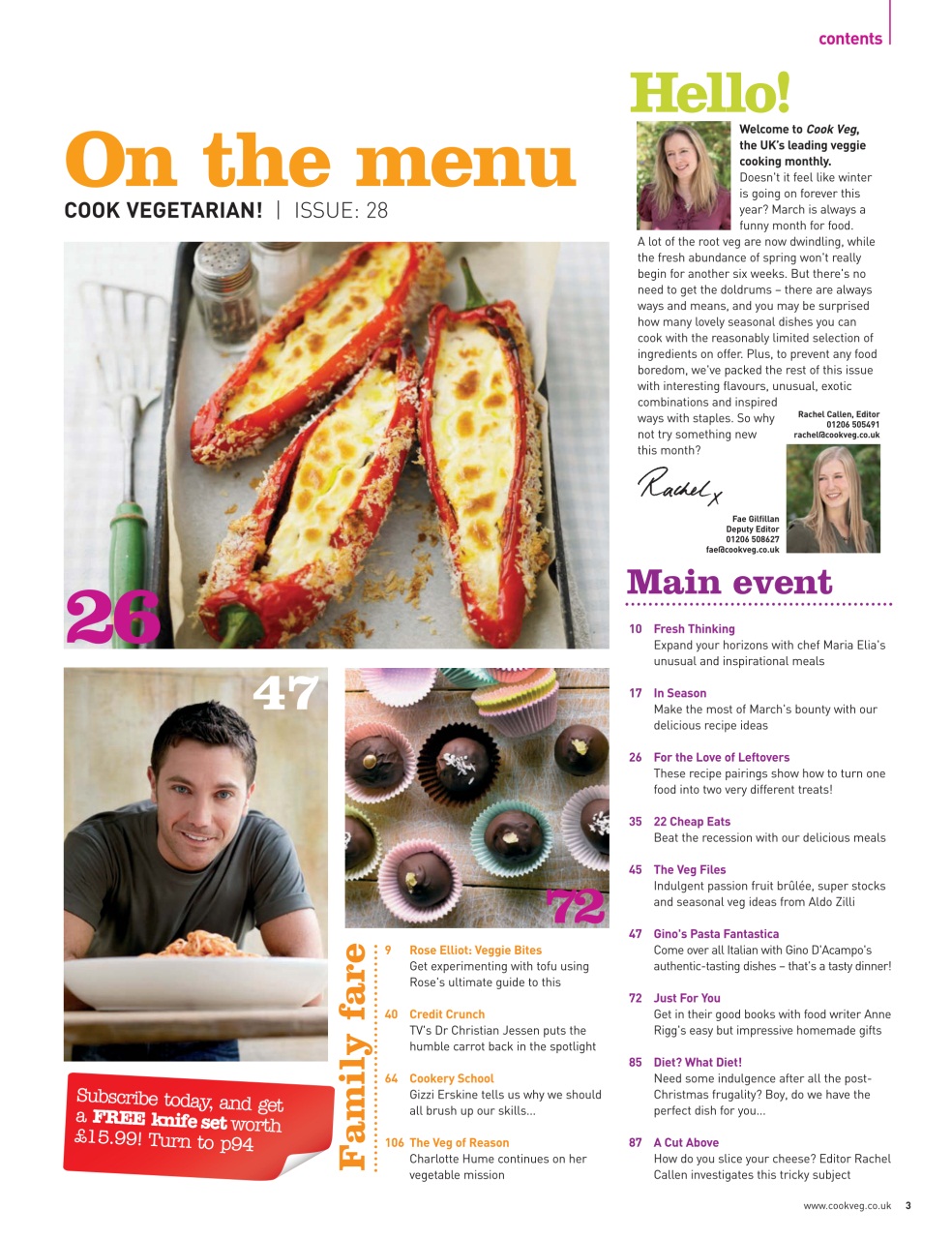 Veggie Magazine Preview Pages