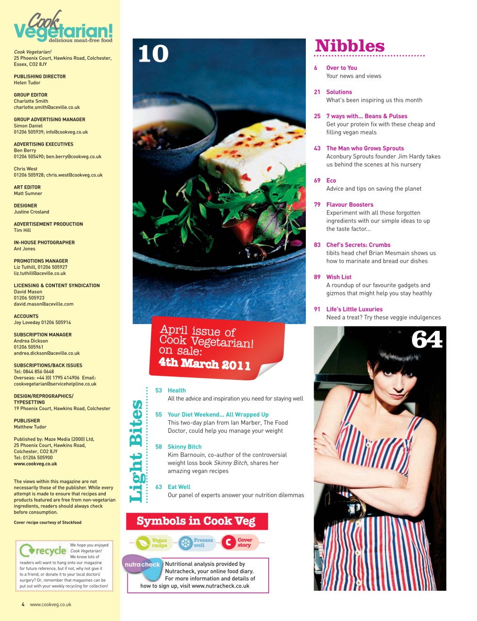 Veggie Magazine Preview Pages