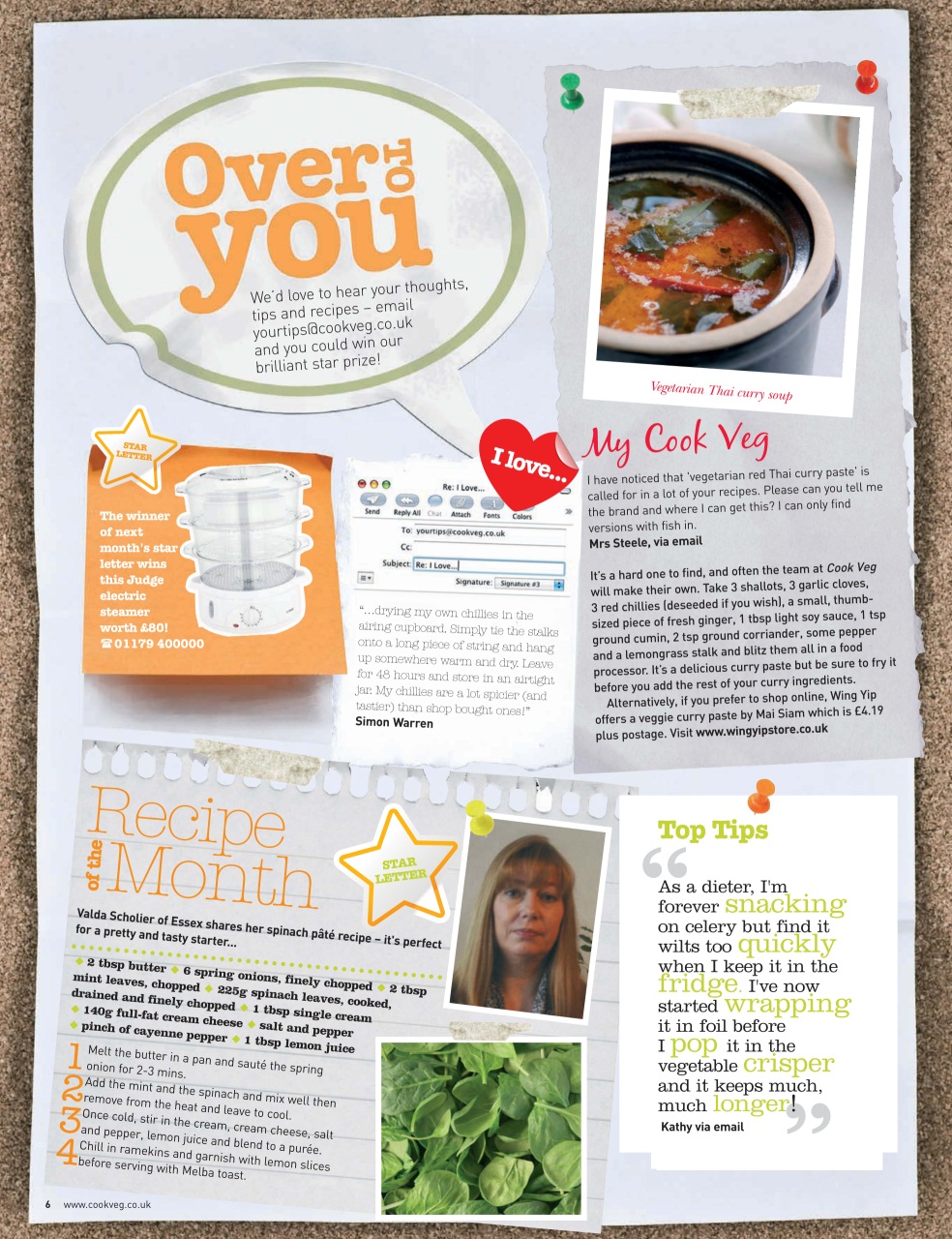 Veggie Magazine Preview Pages