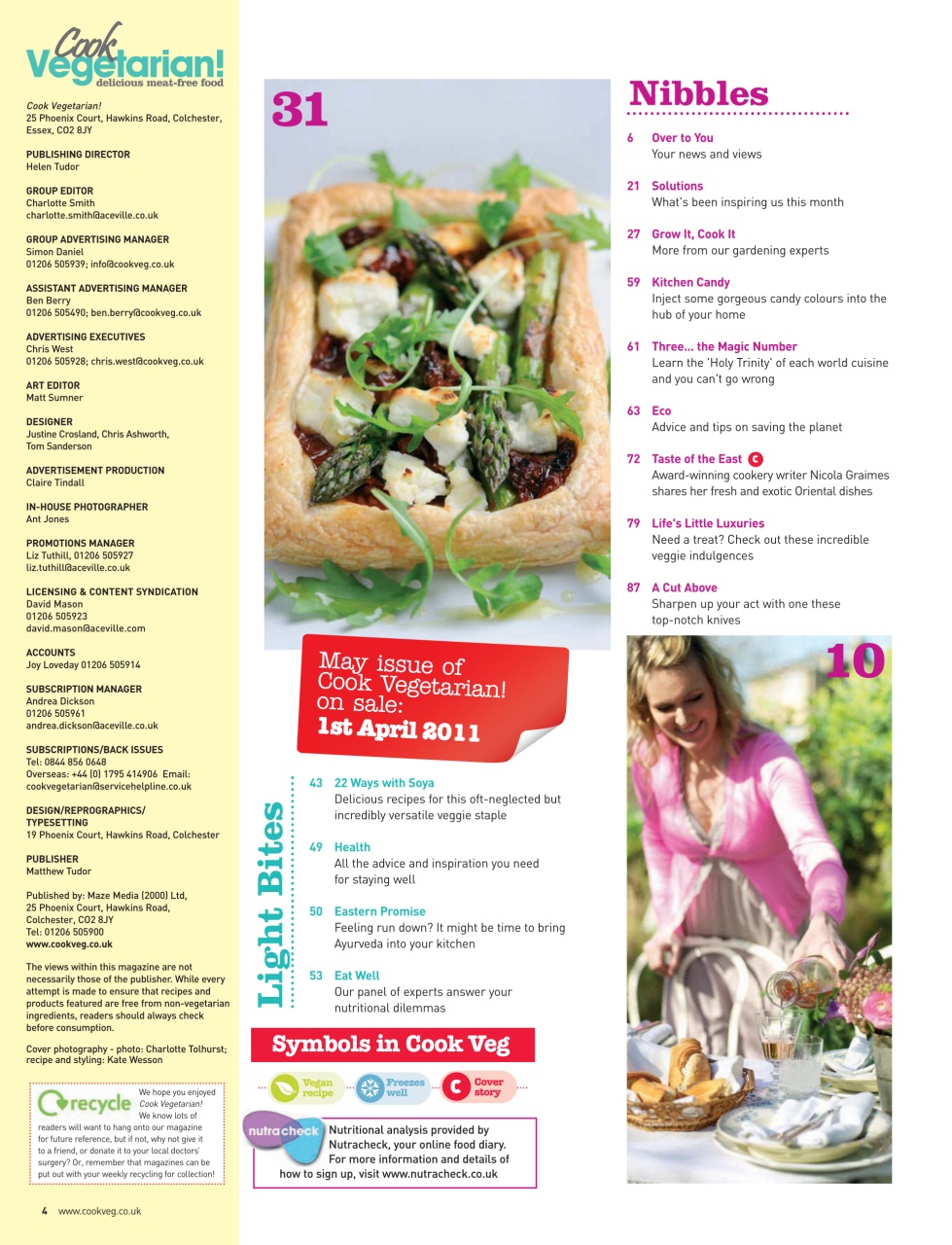 Veggie Magazine Preview Pages