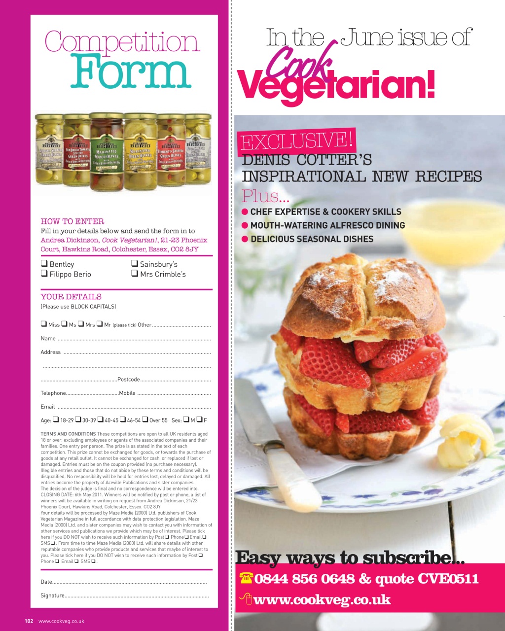 Veggie Magazine Preview Pages