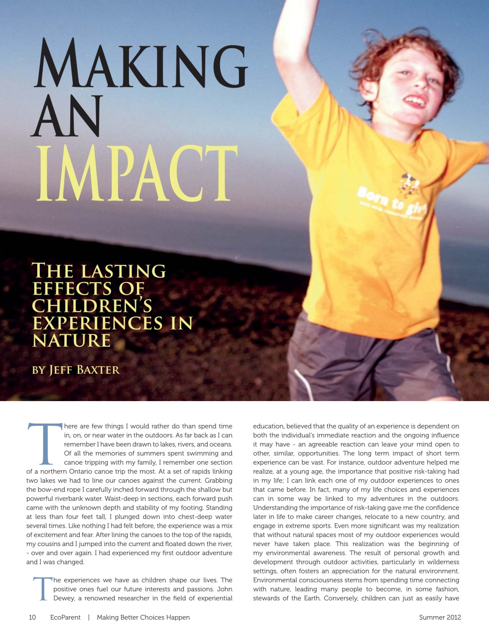Ecoparent Magazine Preview Pages
