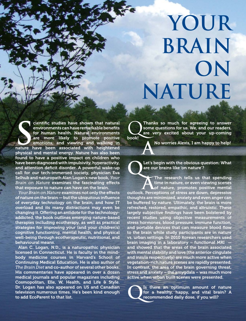 Ecoparent Magazine Preview Pages