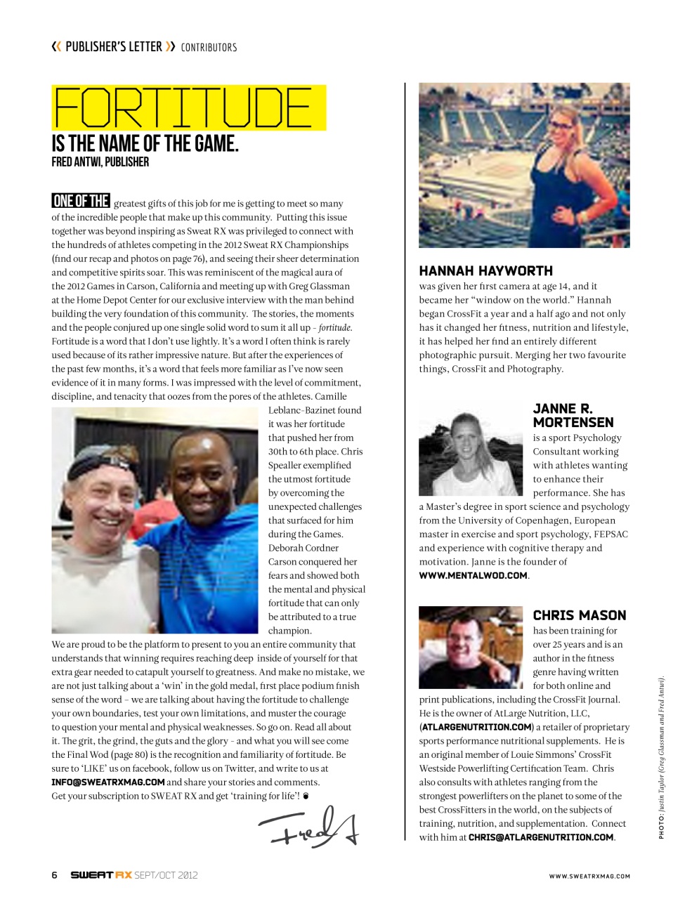 Sweat RX Preview Pages