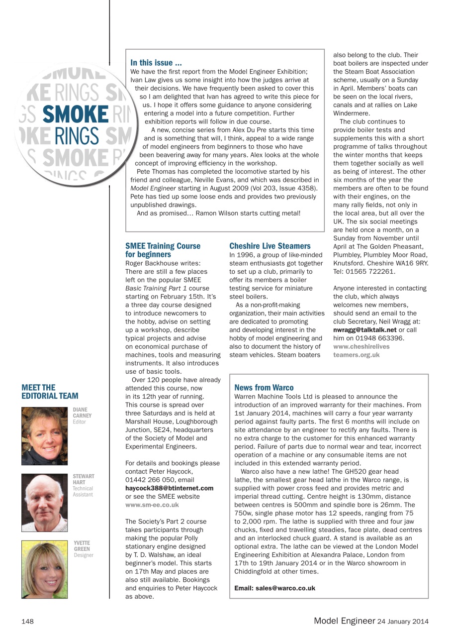 Model Engineer Preview Pages