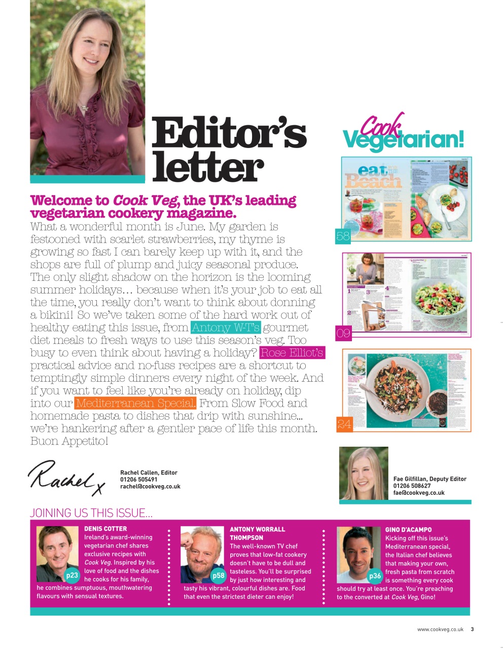 Veggie Magazine Preview Pages