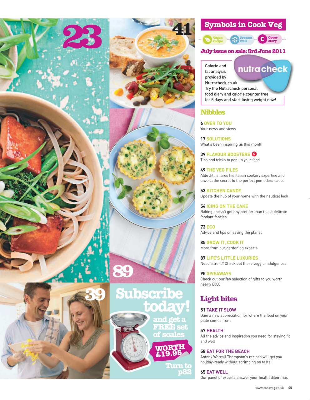 Veggie Magazine Preview Pages