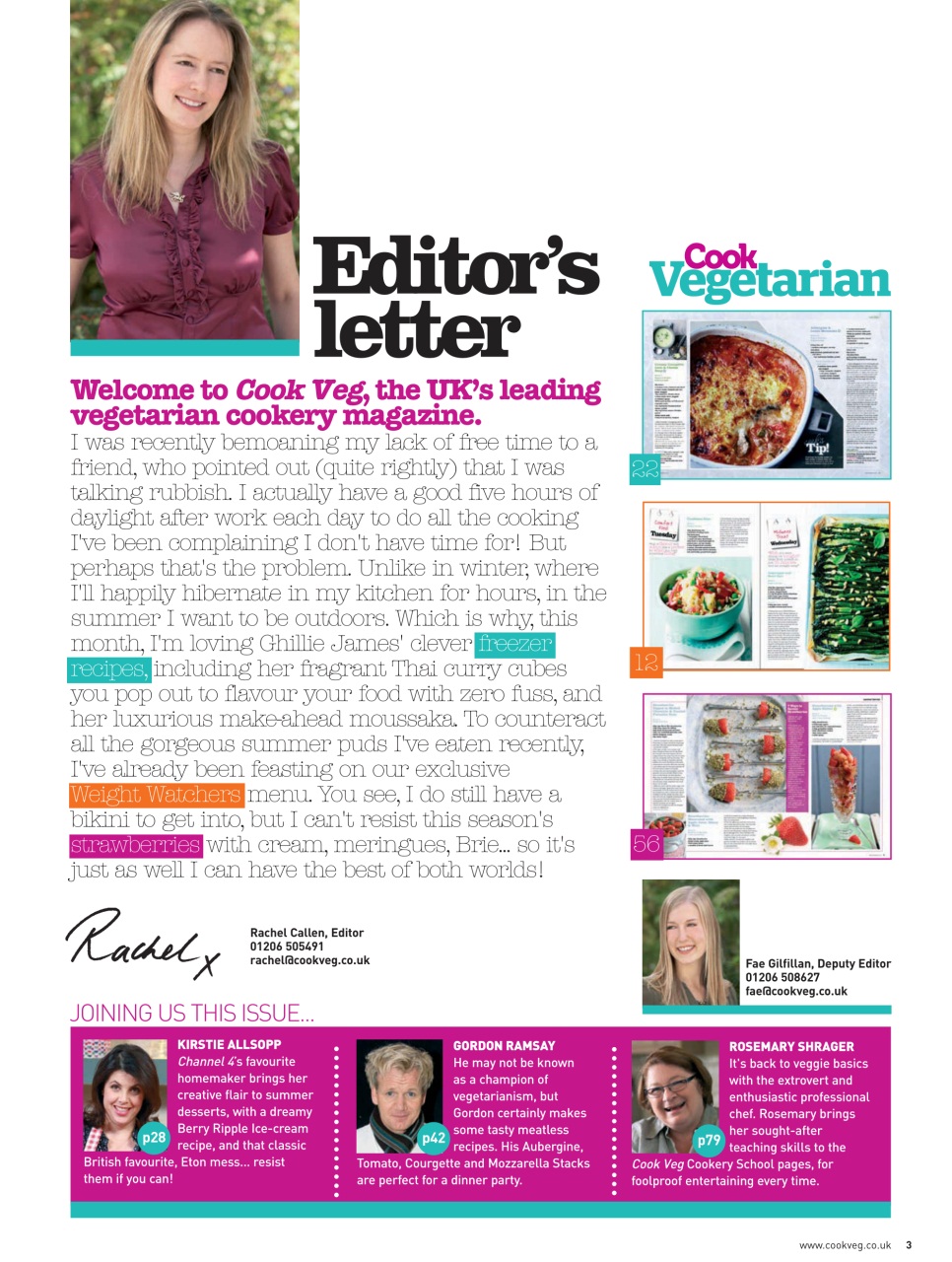 Veggie Magazine Preview Pages