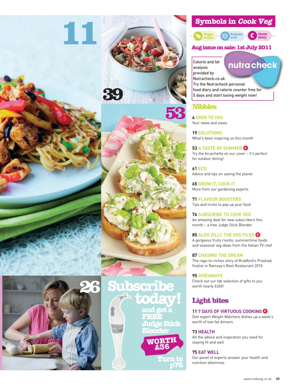 Veggie Magazine Preview Pages