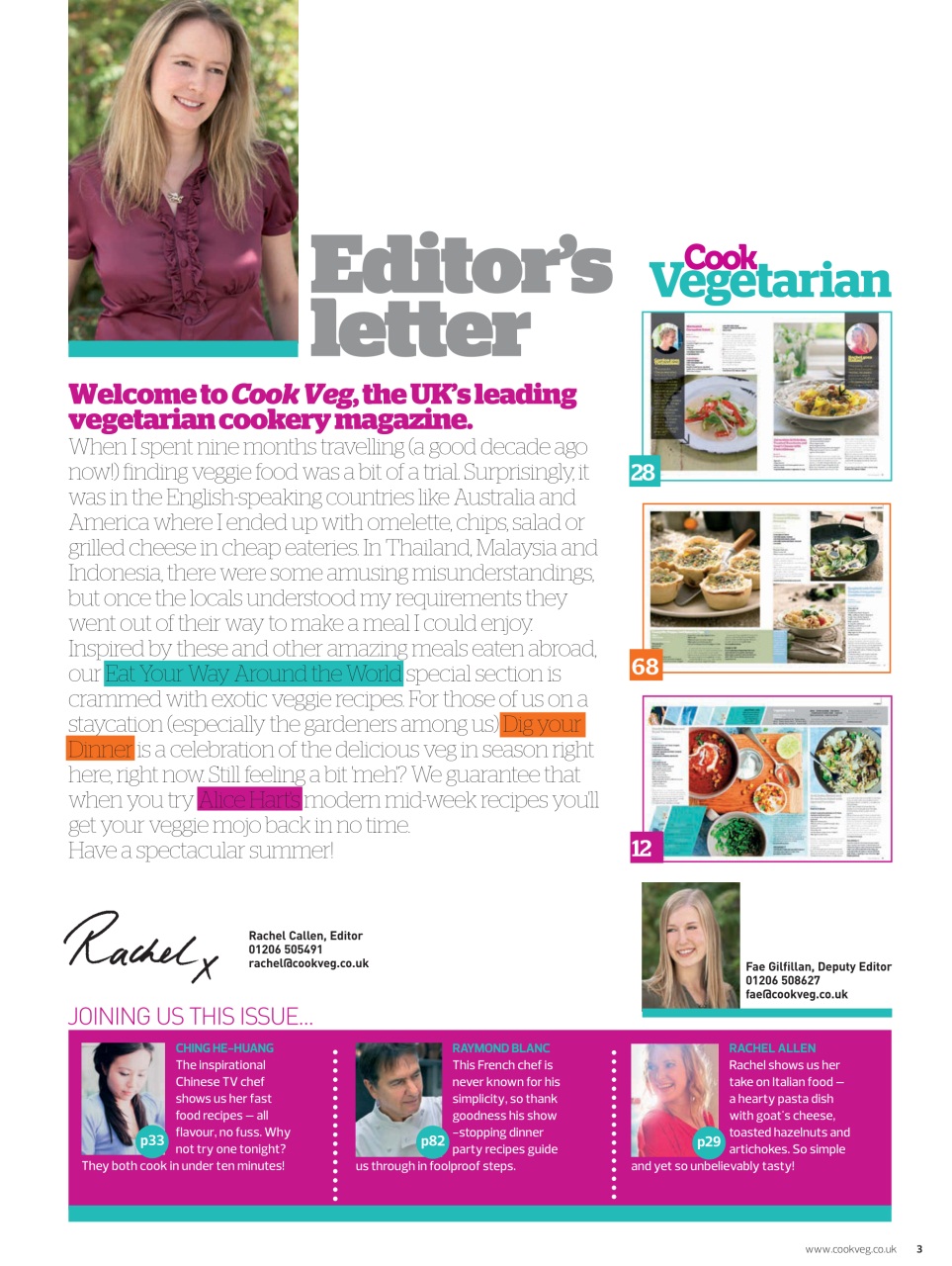 Veggie Magazine Preview Pages