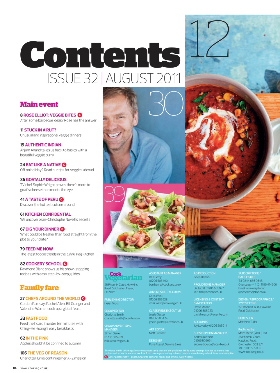 Veggie Magazine Preview Pages