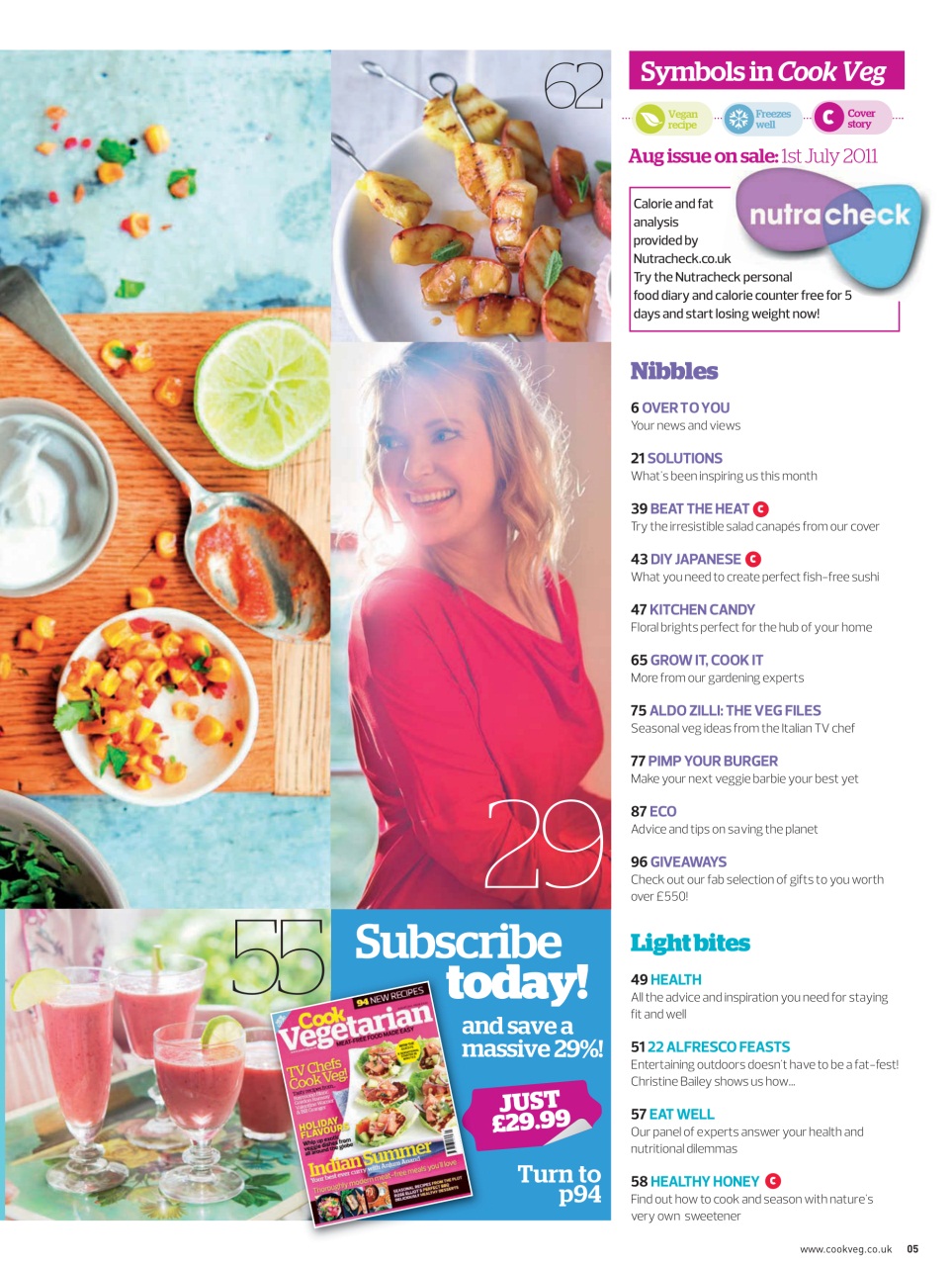 Veggie Magazine Preview Pages