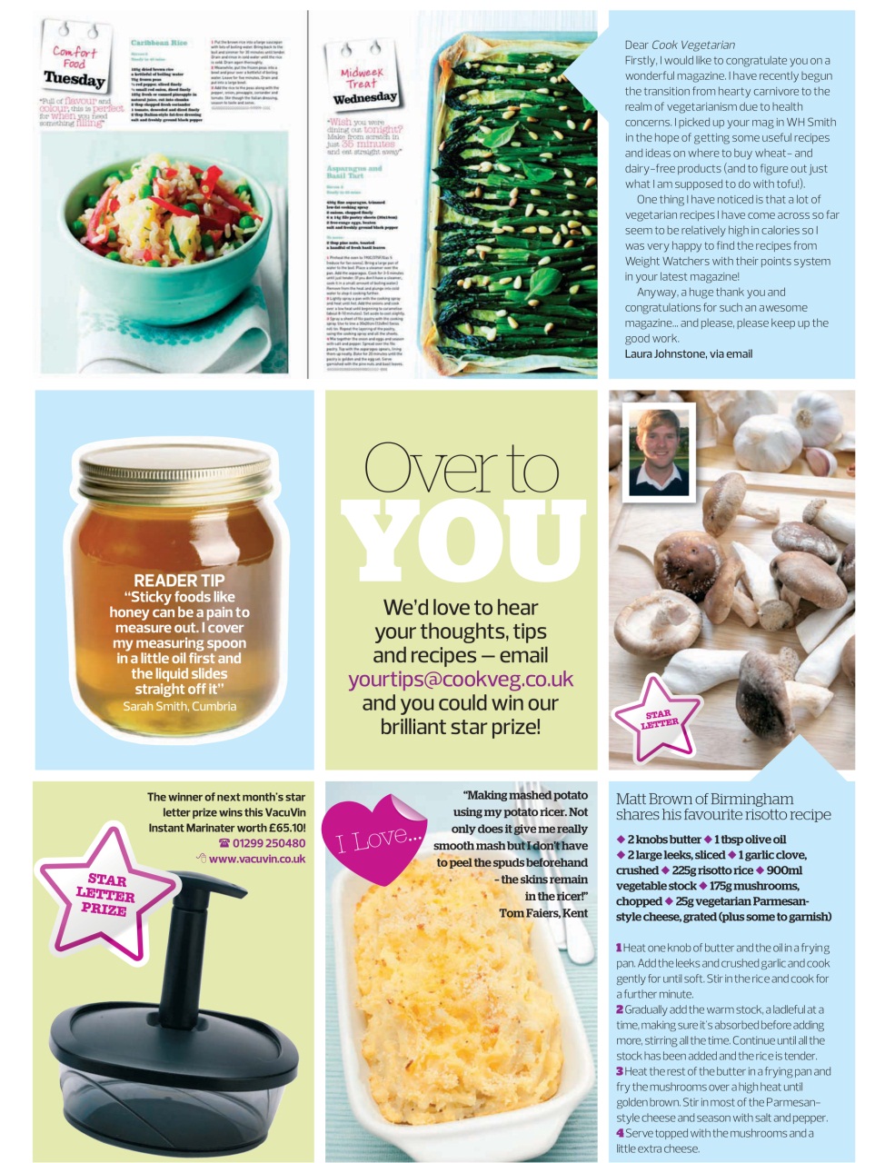 Veggie Magazine Preview Pages