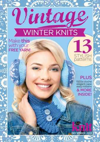 Let's Knit issue Vintage Winter Knits