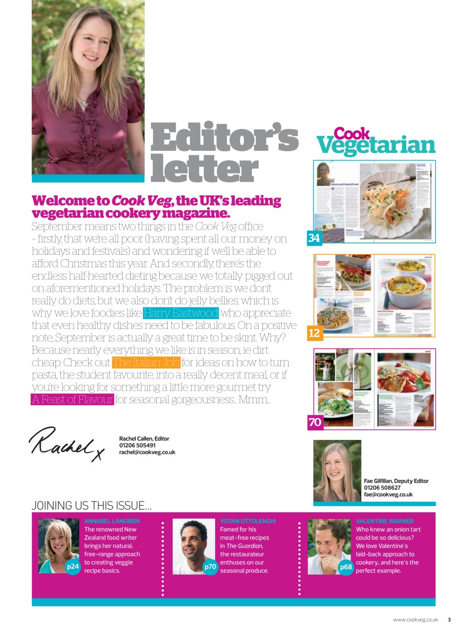 Veggie Magazine Preview Pages