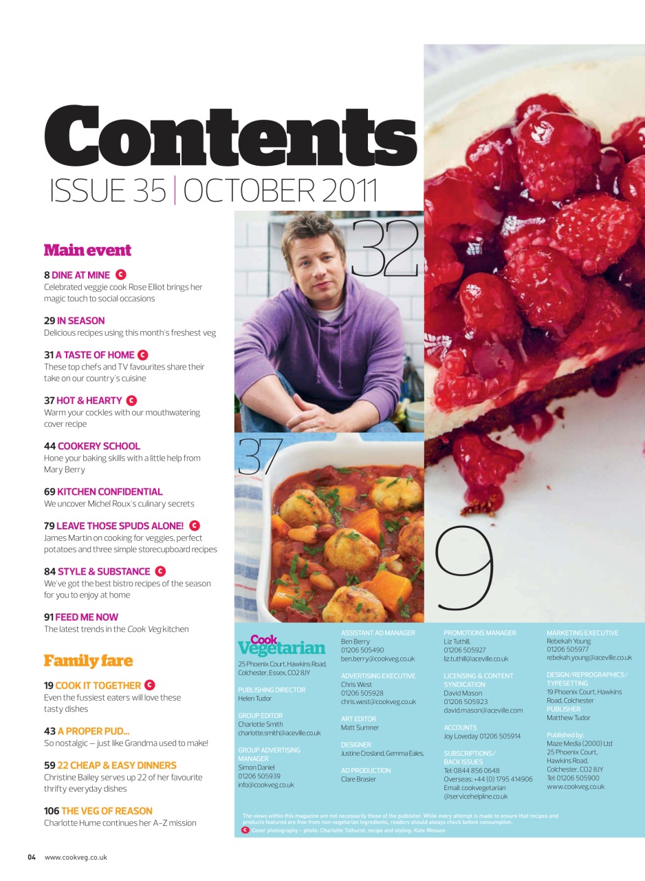 Veggie Magazine Preview Pages