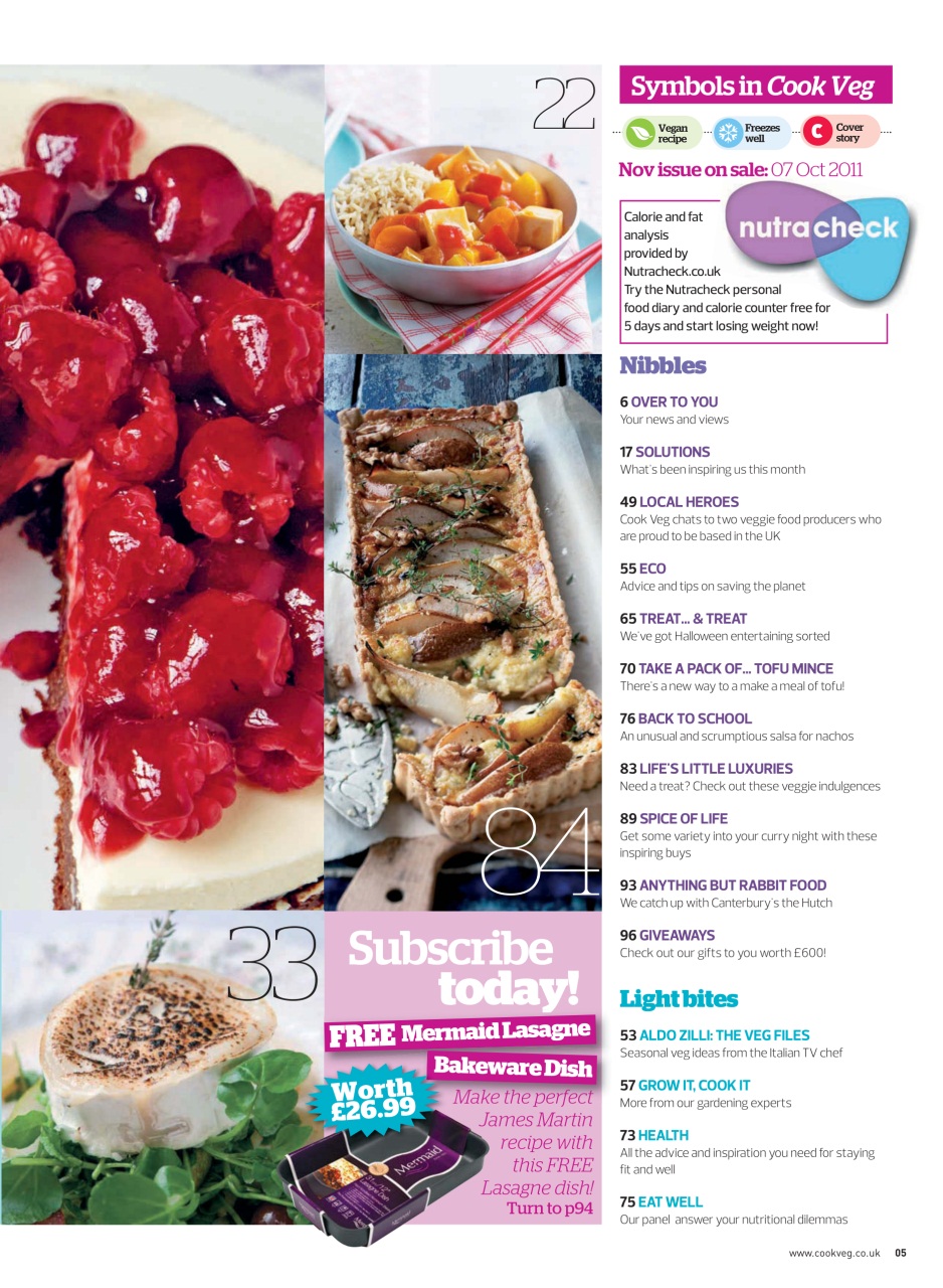 Veggie Magazine Preview Pages