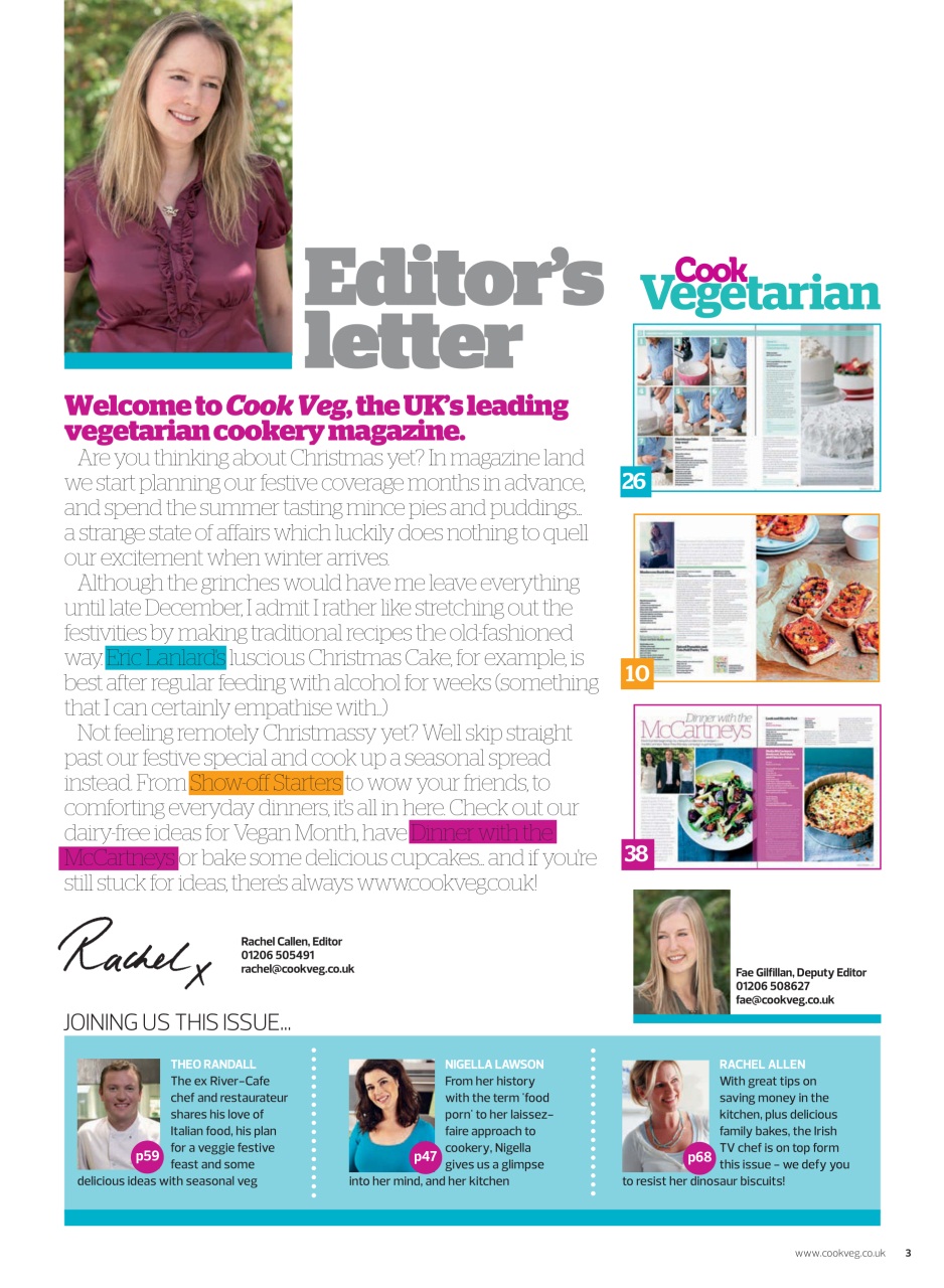 Veggie Magazine Preview Pages