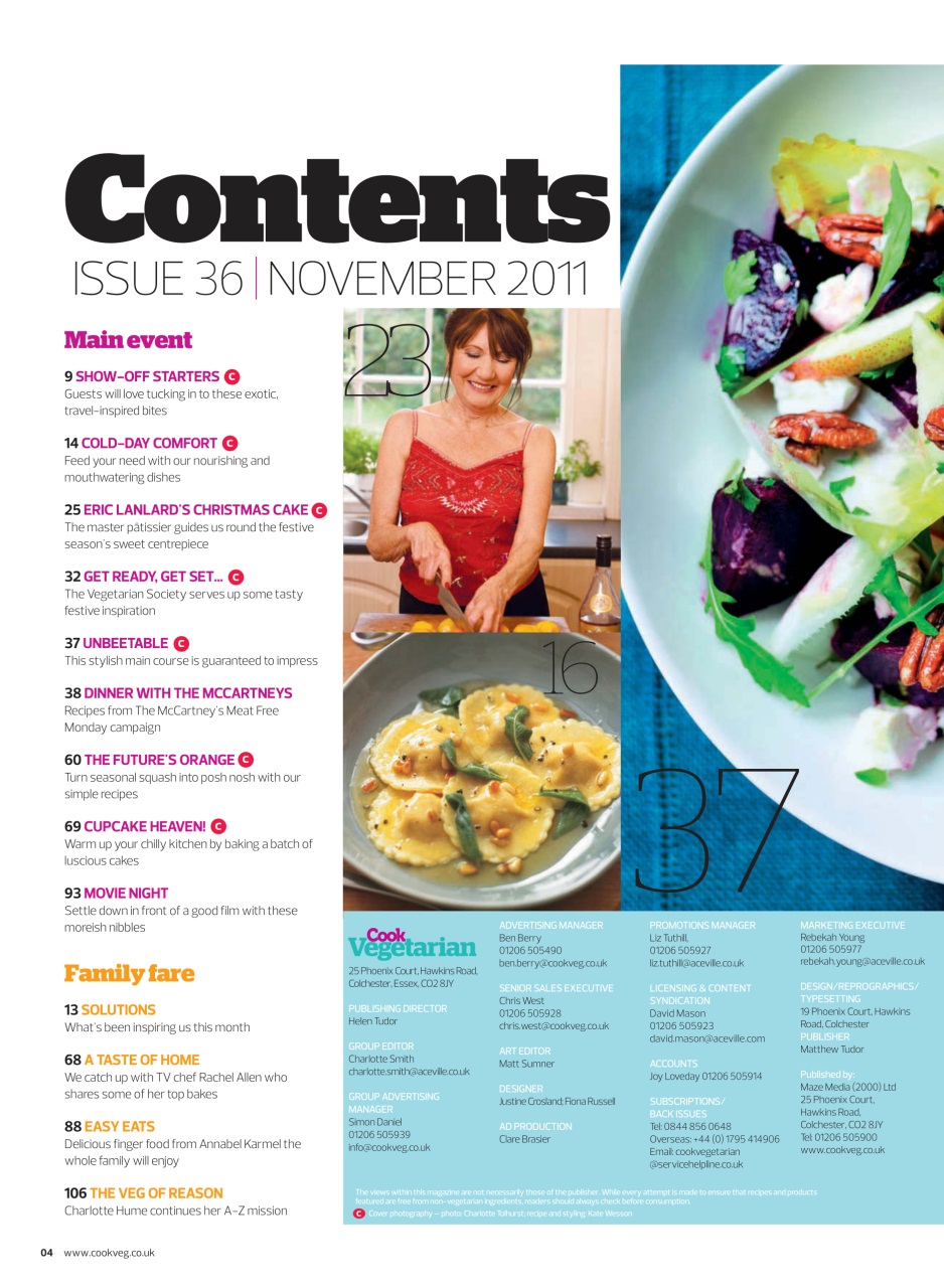 Veggie Magazine Preview Pages