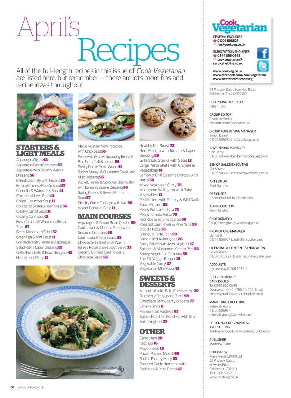 Veggie Magazine Preview Pages