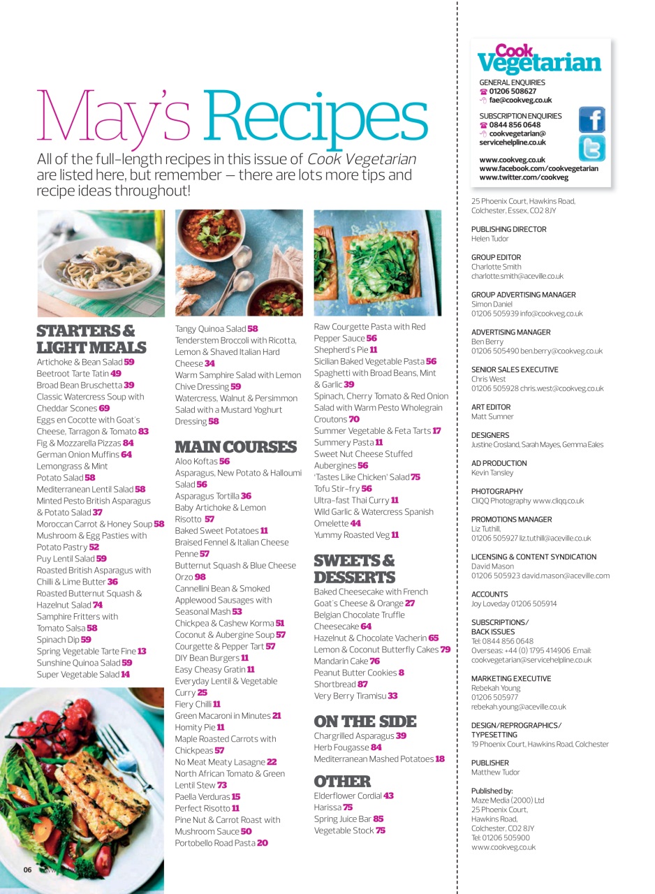 Veggie Magazine Preview Pages