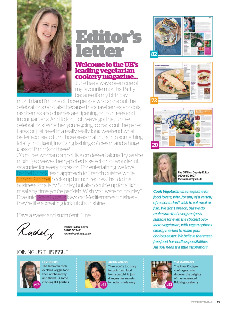 Veggie Magazine Preview Pages