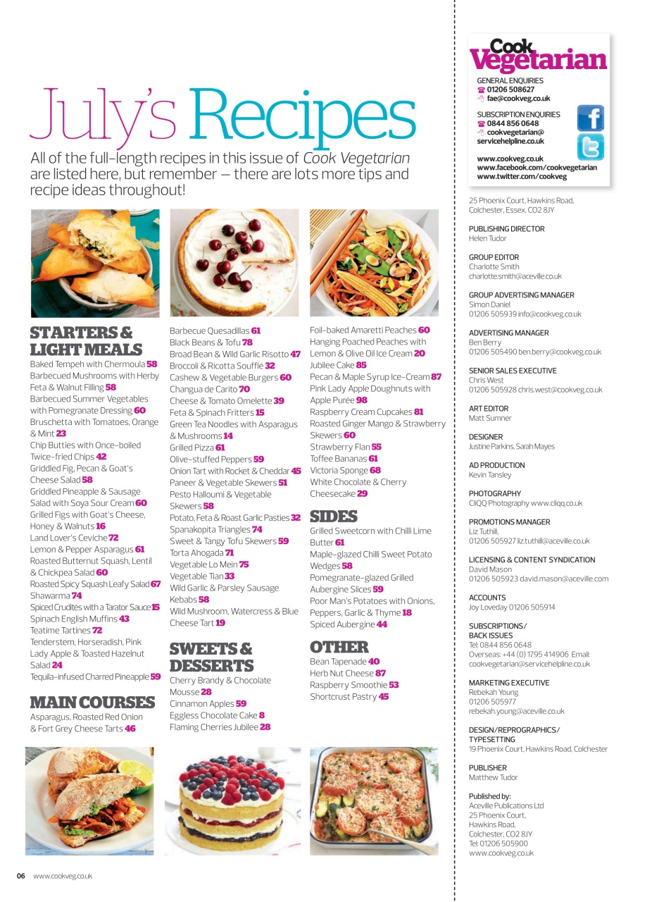 Veggie Magazine Preview Pages